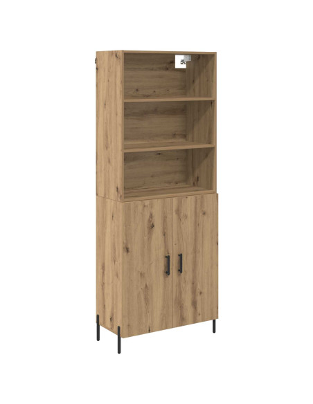 Credenza Rovere artigianale 69,5 x 32,5 x 180 cm