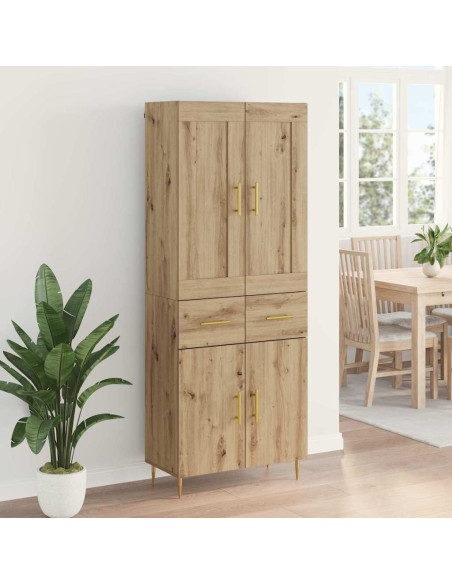 Credenza con cassetto Rovere artigianale 69,5 x 34 x 180 cm