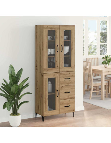 Credenza con cassetto Rovere artigianale 69,5 x 34 x 180 cm