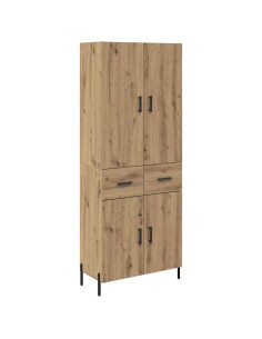 Credenza con cassetto Rovere artigianale 69,5 x 34 x 180 cm 2