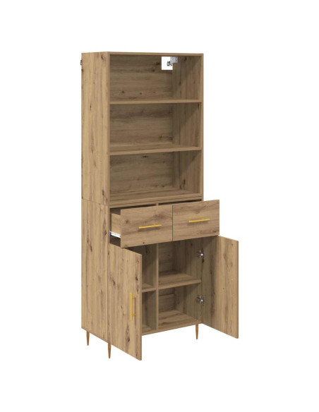 Credenza con cassetto Rovere artigianale 69,5 x 34 x 180 cm