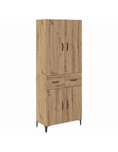 Credenza con cassetto Rovere artigianale 69,5 x 34 x 180 cm