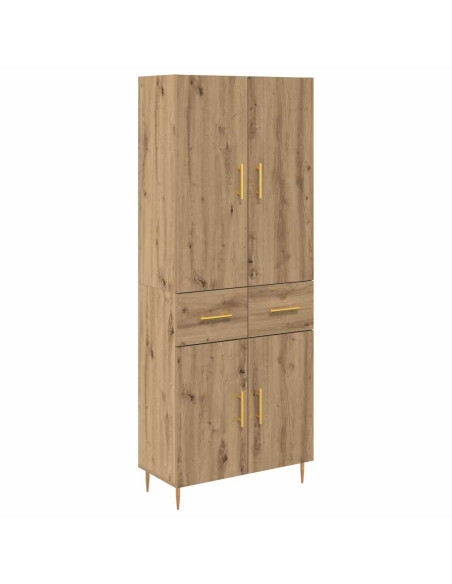 Credenza con cassetto Rovere artigianale 69,5 x 34 x 180 cm