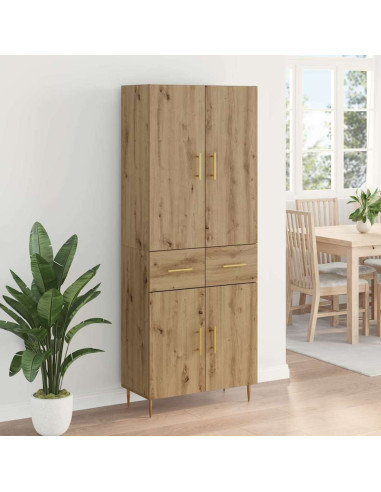 Credenza con cassetto Rovere artigianale 69,5 x 34 x 180 cm
