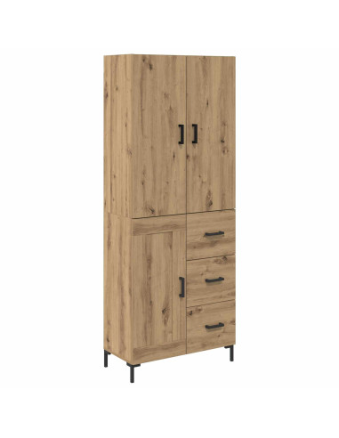 Credenza con cassetto Rovere artigianale 69,5 x 34 x 180 cm