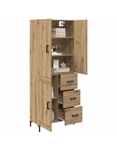 Credenza con cassetto Rovere artigianale 69,5 x 34 x 180 cm