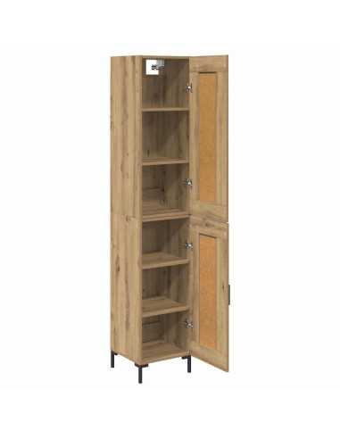 Credenza Rovere artigianale 34,5 x 34 x 180 cm