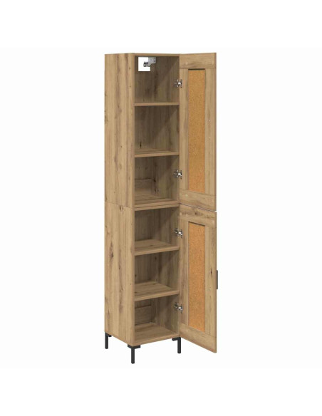 Credenza Rovere artigianale 34,5 x 34 x 180 cm