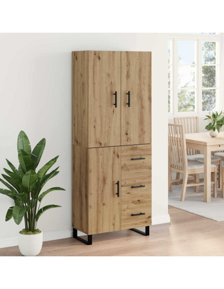 Credenza 2 pcs Rovere artigianale 69,5 x 34 x 180 cm