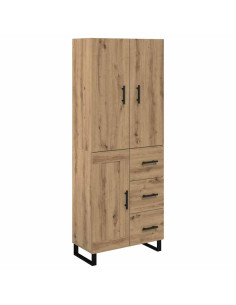 Credenza 2 pcs Rovere artigianale 69,5 x 34 x 180 cm 2