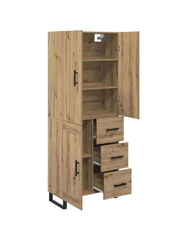Credenza 2 pcs Rovere artigianale 69,5 x 34 x 180 cm