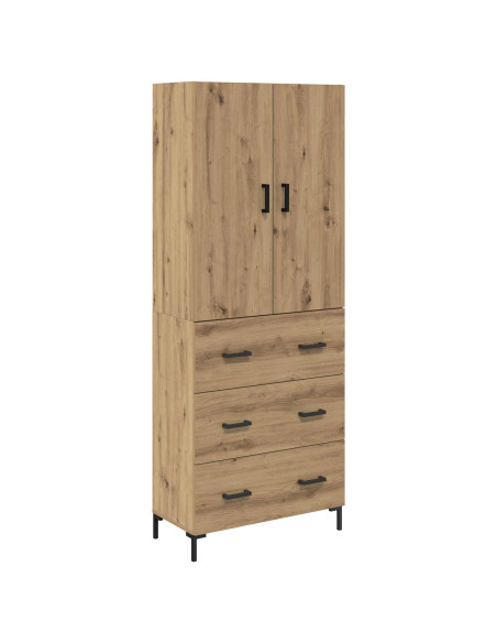 Credenza con cassetto Rovere artigianale 69,5 x 34 x 180 cm