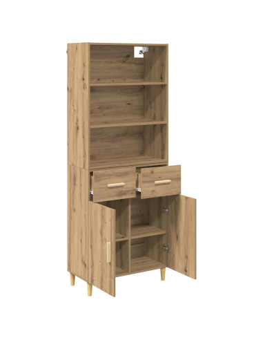 Credenza con cassetto Rovere artigianale 69,5 x 34 x 180 cm