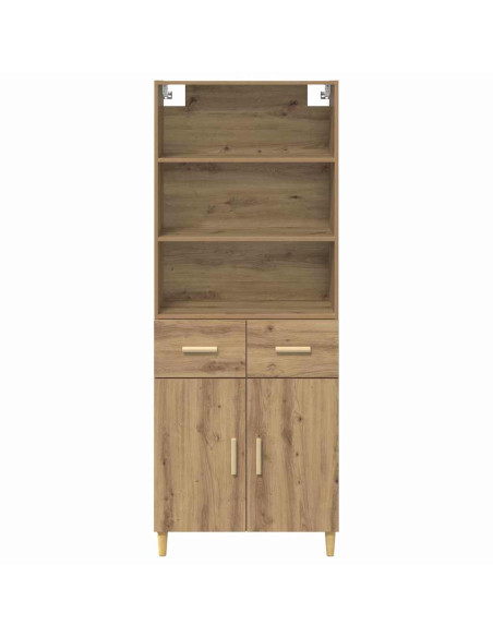Credenza con cassetto Rovere artigianale 69,5 x 34 x 180 cm