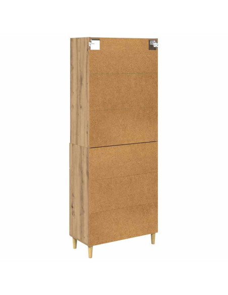 Credenza con cassetto Rovere artigianale 69,5 x 34 x 180 cm