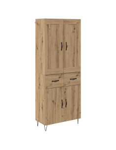 Credenza con cassetto Rovere artigianale 69,5 x 34 x 180 cm 2