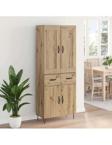 Credenza con cassetto Rovere artigianale 69,5 x 34 x 180 cm