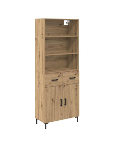 Credenza con cassetto Rovere artigianale 69,5 x 34 x 180 cm 2