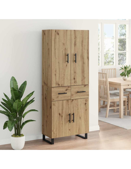 Credenza 2 pcs Rovere artigianale 69,5 x 34 x 180 cm