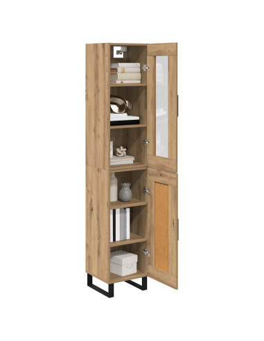 Credenza Rovere artigianale 34,5 x 34 x 180 cm