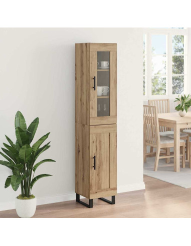 Credenza Rovere artigianale 34,5 x 34 x 180 cm