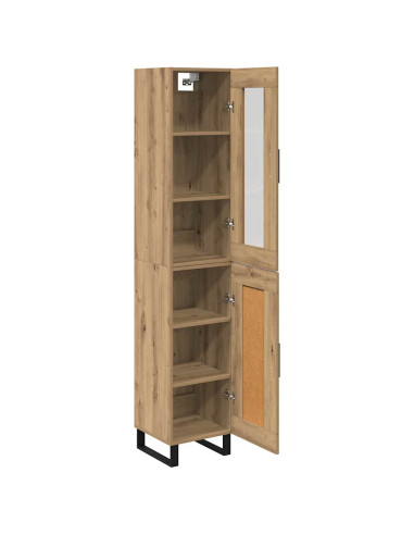 Credenza Rovere artigianale 34,5 x 34 x 180 cm