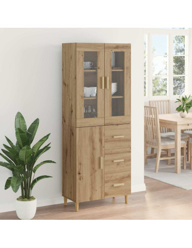 Credenza con cassetto Rovere artigianale 69,5 x 34 x 180 cm