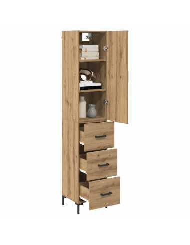 Credenza con cassetto Rovere artigianale 69,5 x 34 x 180 cm