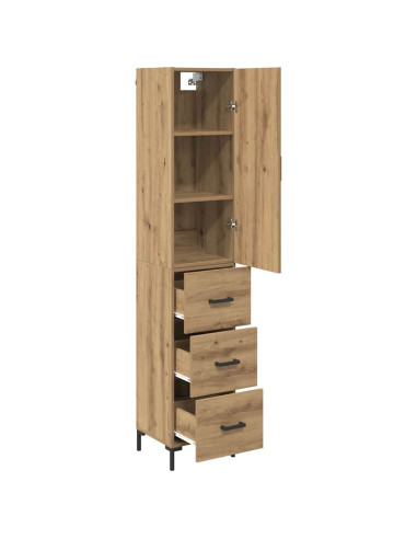 Credenza con cassetto Rovere artigianale 69,5 x 34 x 180 cm