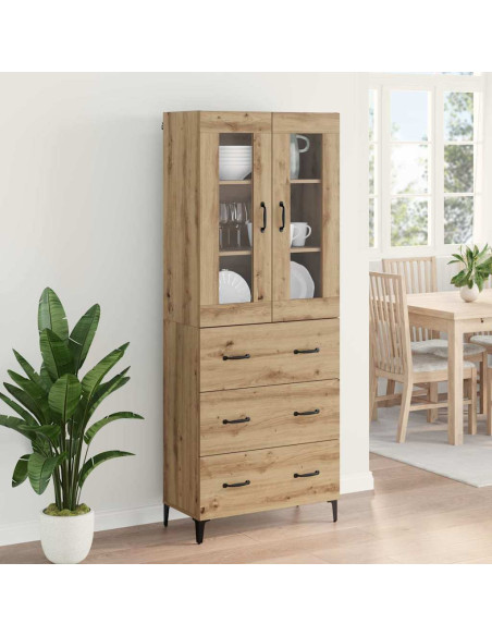 Credenza con cassetto Rovere artigianale 69,5 x 34 x 180 cm