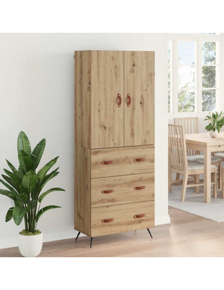 Credenza con cassetto Rovere artigianale 69,5 x 34 x 180 cm