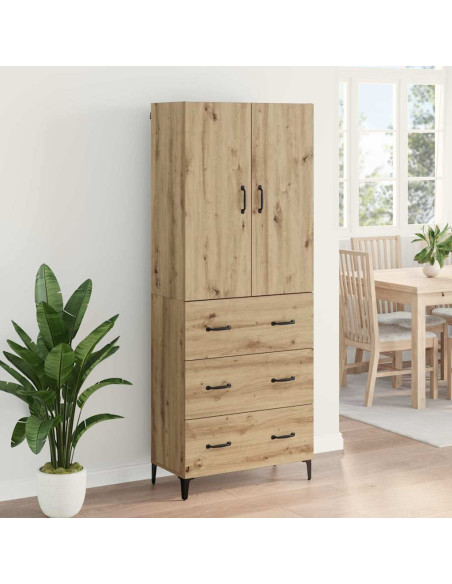 Credenza con cassetto Rovere artigianale 69,5 x 34 x 180 cm