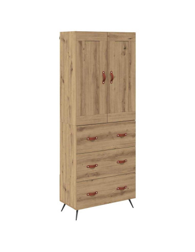 Credenza con cassetto Rovere artigianale 69,5 x 34 x 180 cm