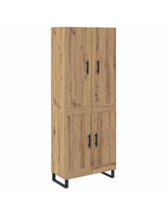 Credenza 2 pcs Rovere artigianale 69,5 x 34 x 180 cm 2