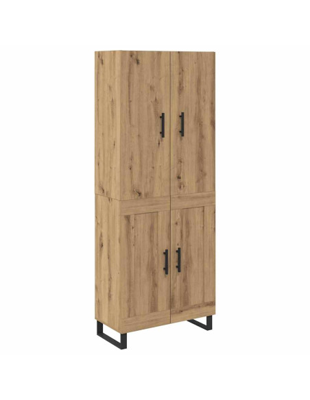 Credenza 2 pcs Rovere artigianale 69,5 x 34 x 180 cm