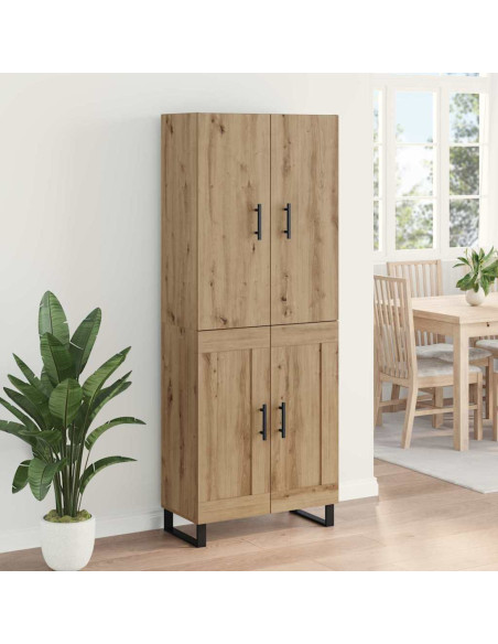 Credenza 2 pcs Rovere artigianale 69,5 x 34 x 180 cm