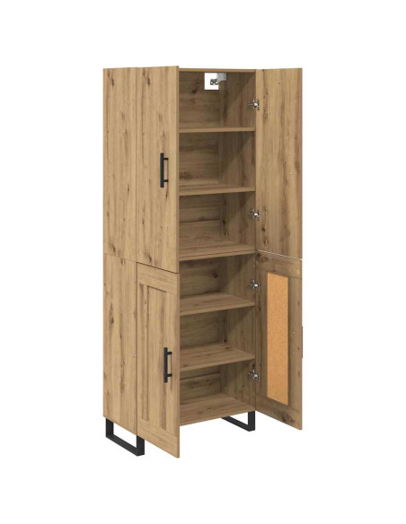 Credenza 2 pcs Rovere artigianale 69,5 x 34 x 180 cm