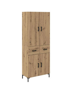 Credenza con cassetto Rovere artigianale 69,5 x 34 x 180 cm 2