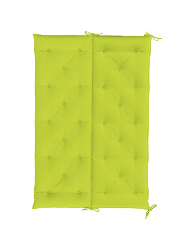 Cuscini per Panca 2 pz Verde Intenso 150x50x7 cm Tessuto Oxford