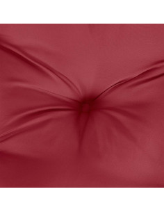 Cuscini per Panca 2 pz Rosso Vino 180x50x7 cm in Tessuto Oxford