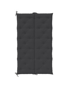 Cuscini Panca da Giardino 2pz Neri 180x50x7cm Tessuto Oxford