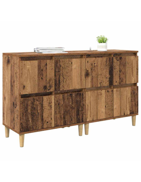 Sideboards 2 pcs Legno vecchio 60 x 35 x 70 cm