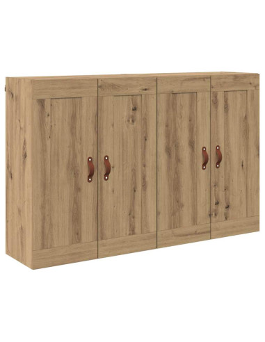 Mobile a muro 2 pcs Rovere artigianale 69,5 x 34 x 90 cm
