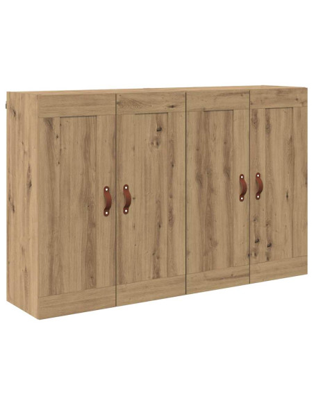 Mobile a muro 2 pcs Rovere artigianale 69,5 x 34 x 90 cm
