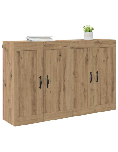 Mobile a muro 2 pcs Rovere artigianale 69,5 x 34 x 90 cm