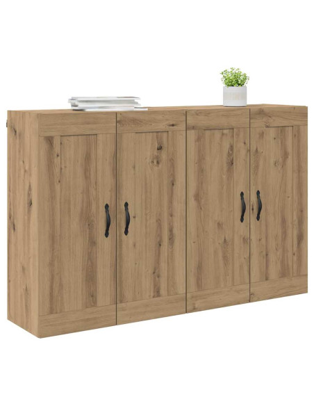 Mobile a muro 2 pcs Rovere artigianale 69,5 x 34 x 90 cm