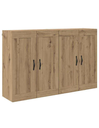 Mobile a muro 2 pcs Rovere artigianale 69,5 x 34 x 90 cm