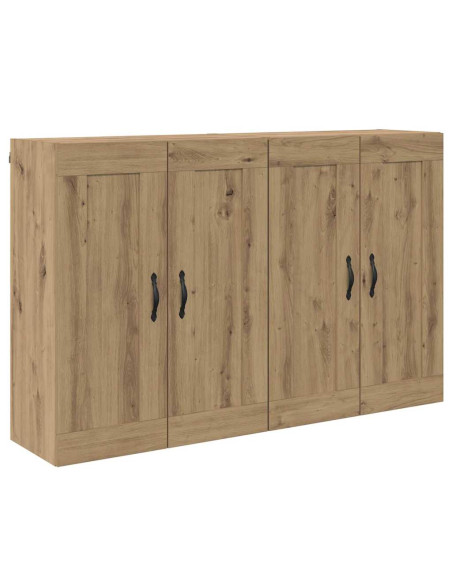 Mobile a muro 2 pcs Rovere artigianale 69,5 x 34 x 90 cm