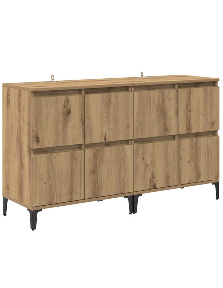 Sideboards 2 pcs Rovere artigianale 60 x 35 x 70 cm
