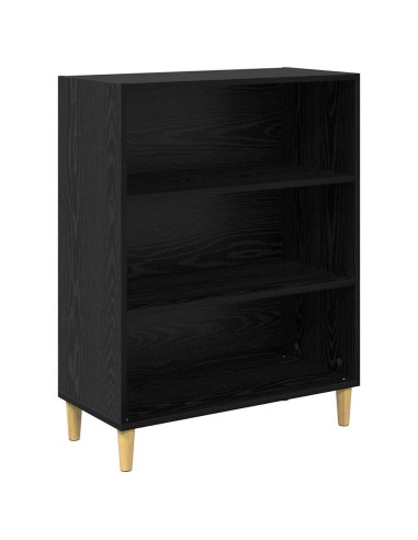 Credenza Rovere Nero 69,5 x 32,5 x 180 cm Legno multistrato